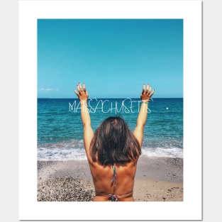 massachusetts - Best beach travel tshirt Posters and Art